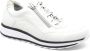 Durea 6263 682 9788 Witte smalle sneakers wijdte E - Thumbnail 3