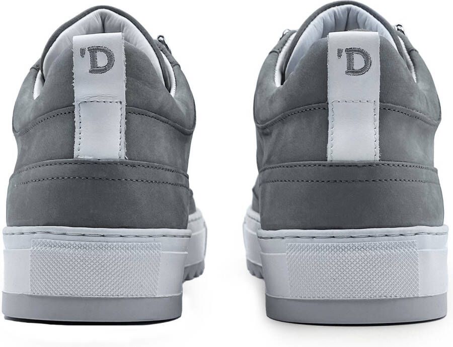 DUTCH'D Myth Grey Nubuck + Gratis Dawn Zonnebril t.w.v 44 Euro! Leer Grijs