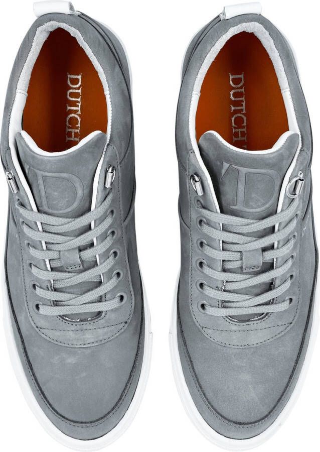 DUTCH'D Myth Grey Nubuck + Gratis Dawn Zonnebril t.w.v 44 Euro! Leer Grijs