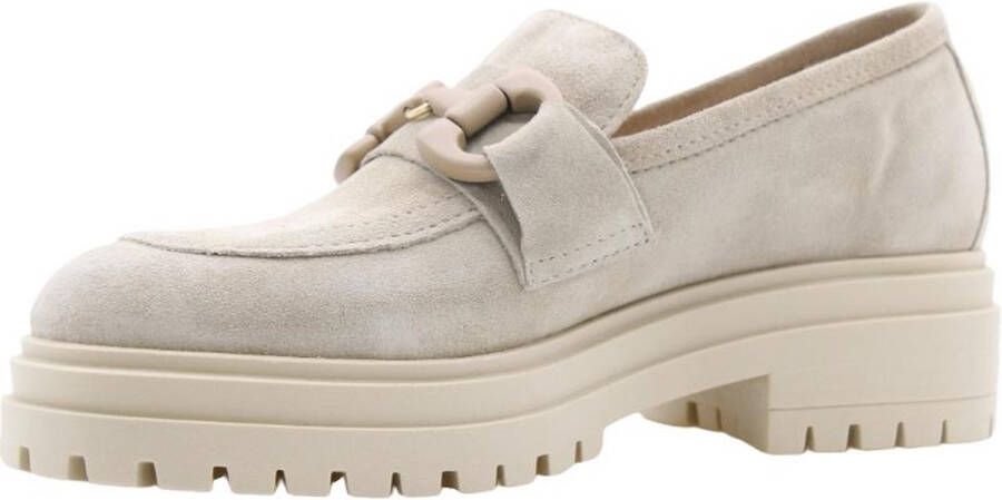 E Mia Dames Mocassins Beige