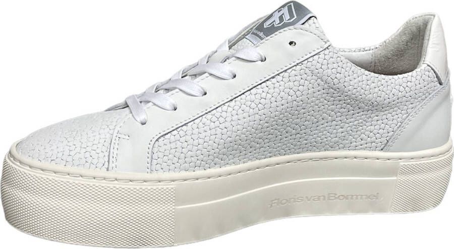 Floris van Bommel Floris v Bommel Vinni SFW10059-60-06 White Sneakers Dames sneaker Dames mode Veterschoen Floris van bomme - Foto 13