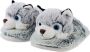 Dieren husky hond sloffen pantoffels voor kinderen Wit - Thumbnail 3