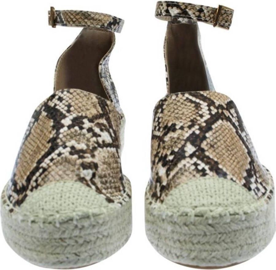 Espadrilles Slangenprint