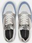 Floris van Floris van Bommel van Floris van Bommel Sneakers Heren Lage sneakers Herenschoenen Leer SFM-10201 Wit blauw - Thumbnail 13