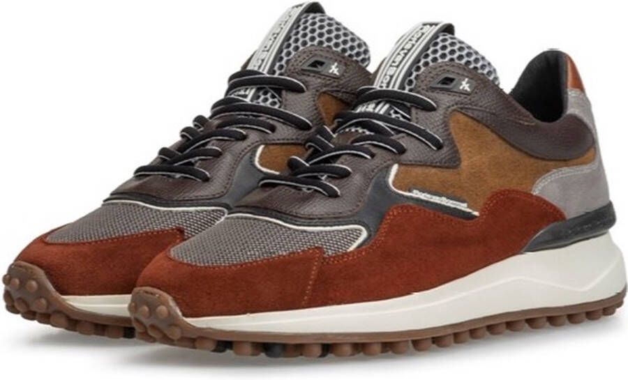 Floris van Bommel Noppi sneakers cognac Textiel Heren