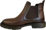 Online Express Heren schoenen- Chelsea Boots- Enkellaars (Let op: Zonder rits) Mannen laarzen 1006- Leather- Bruin - Thumbnail 5