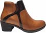 Merkloos Sans marque manlisa snake 5.5 cm haklaarsje W232 7003 camel dk bruin - Thumbnail 5