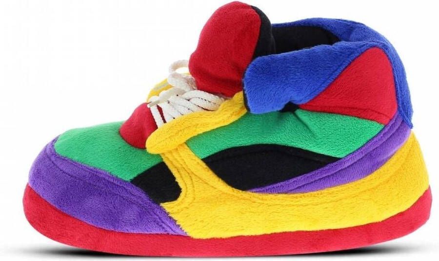 Pluche clownschoenen sneakers sloffen pantoffels voor kinderen Regenboog sneakers sloffen