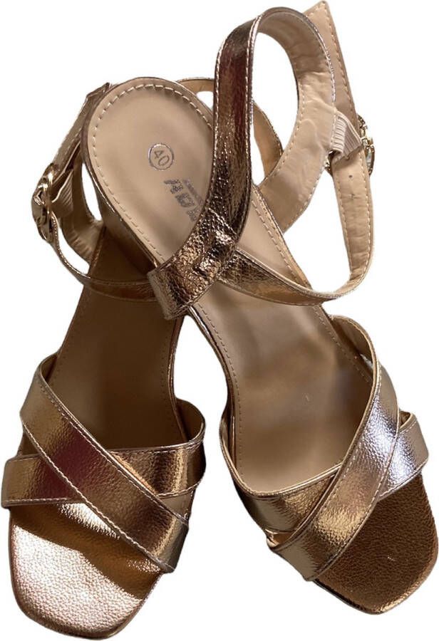 Sandalen rosé goud