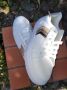 SUPER CONFI WITTE SNEAKERS MET CHAMPAGNE GOUDKLEUR STREPEN - Thumbnail 3