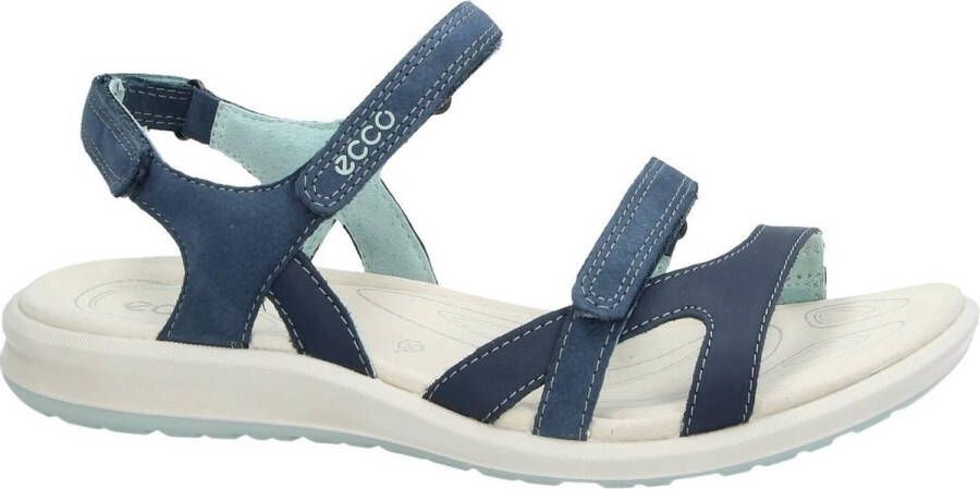 ECCO Cruise II leren dames sandalen blauw