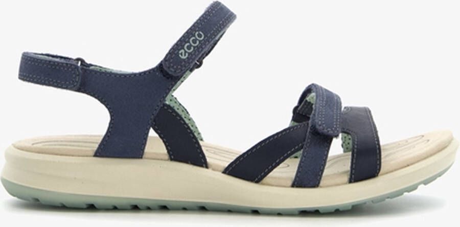 ECCO Cruise II leren dames sandalen blauw