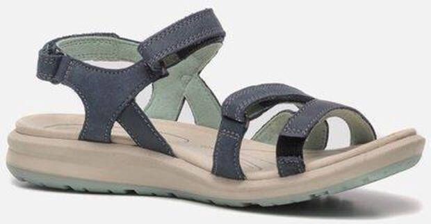 ECCO Cruise II leren dames sandalen blauw