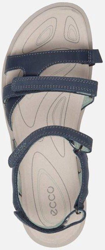 ECCO Cruise II leren dames sandalen blauw