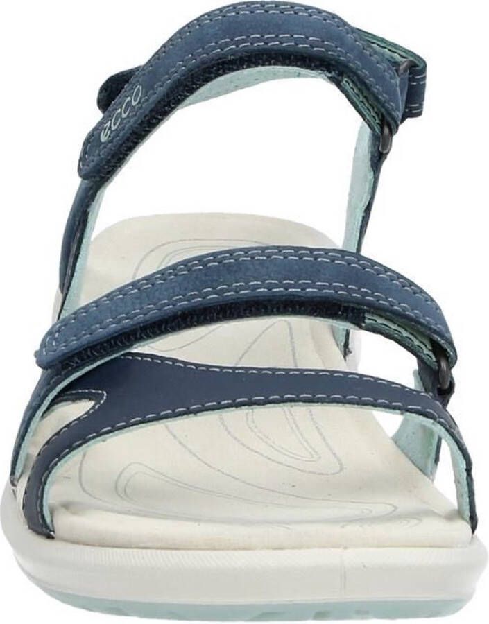 ECCO Cruise II leren dames sandalen blauw