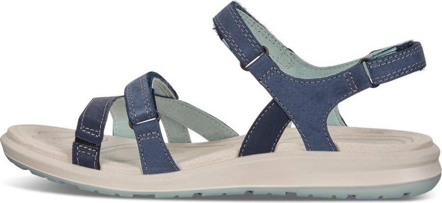 ECCO Cruise II leren dames sandalen blauw