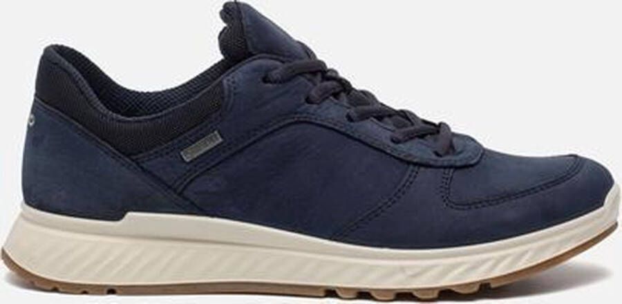 ECCO Exostride W sneakers blauw Leer Dames