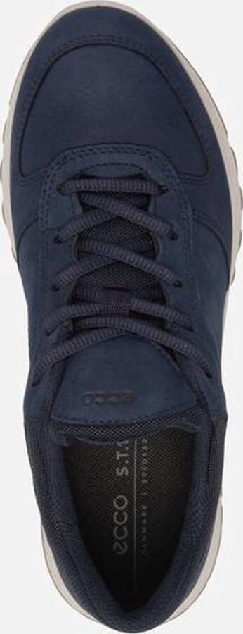 ECCO Exostride W sneakers blauw Leer Dames