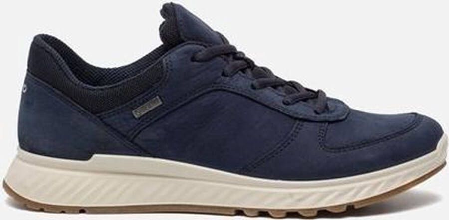 ECCO Exostride W sneakers blauw Leer Dames