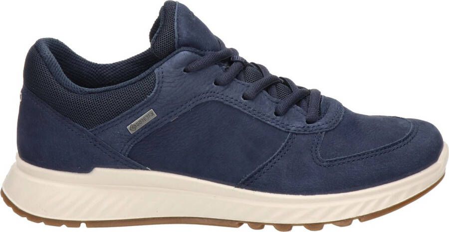 ECCO Exostride W sneakers blauw Leer Dames