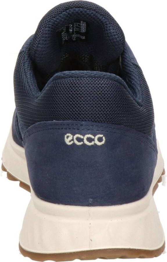 ECCO Exostride W sneakers blauw Leer Dames