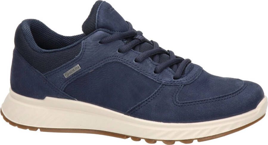 ECCO Exostride W sneakers blauw Leer Dames