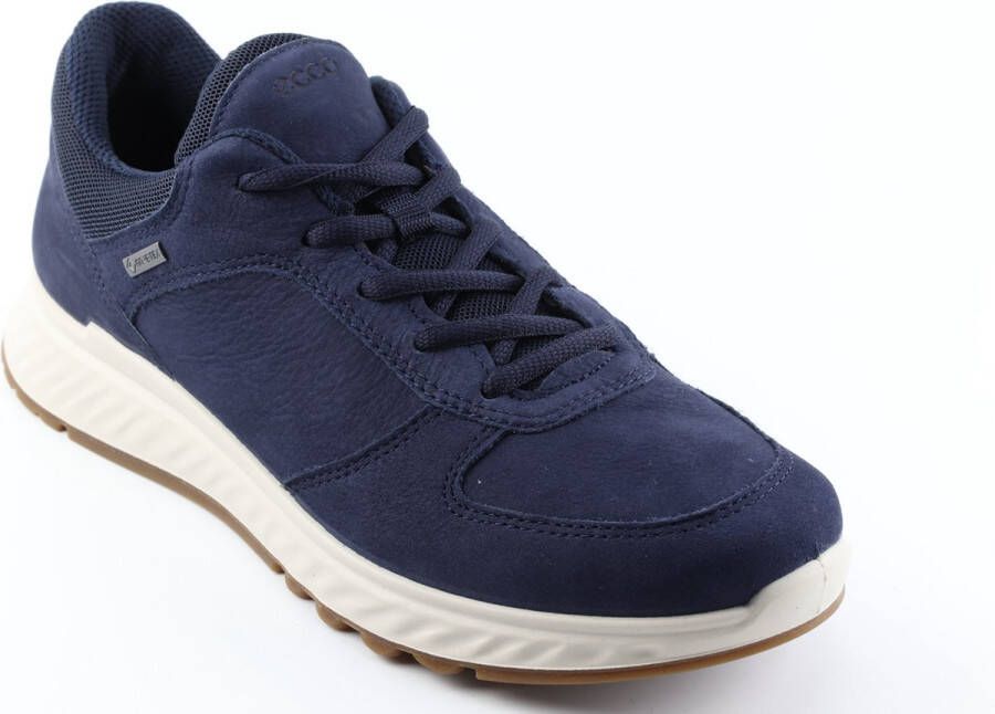 ECCO Exostride W sneakers blauw Leer Dames