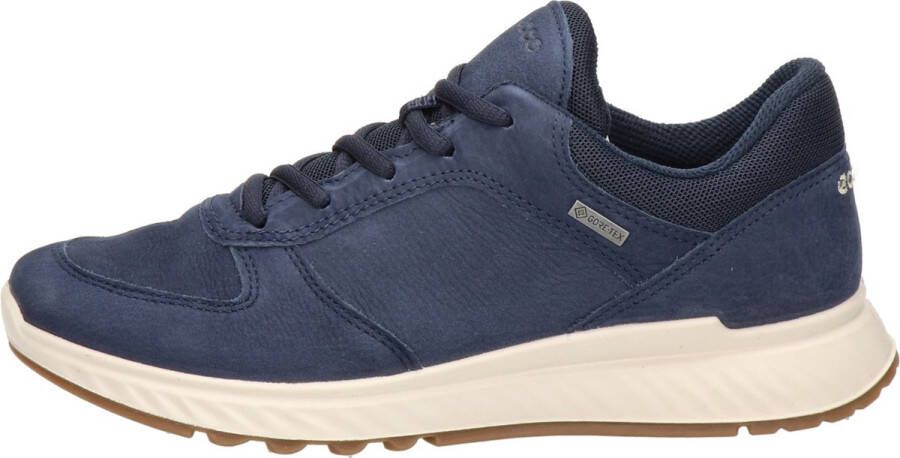 ECCO Exostride W sneakers blauw Leer Dames