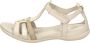 Ecco Sandalen Flash zomerschoen sandaal klittenbandschoen in metallic-look - Thumbnail 8