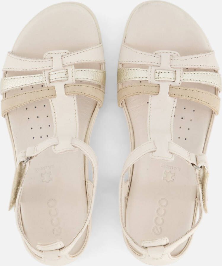 ECCO Flash Sandalen wit Leer Dames