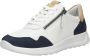 ECCO Flexfure Runner dames sneaker Wit blauw - Thumbnail 7