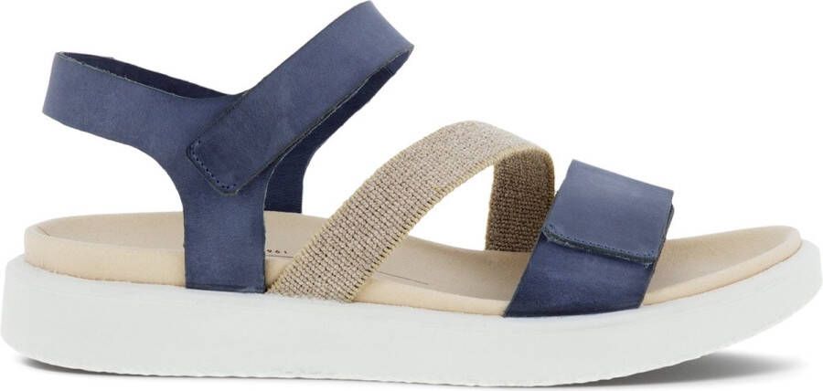 ECCO Flowt W Sandalen blauw Leer Dames