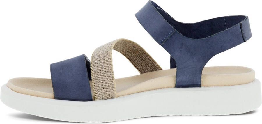 ECCO Flowt W Sandalen blauw Leer Dames