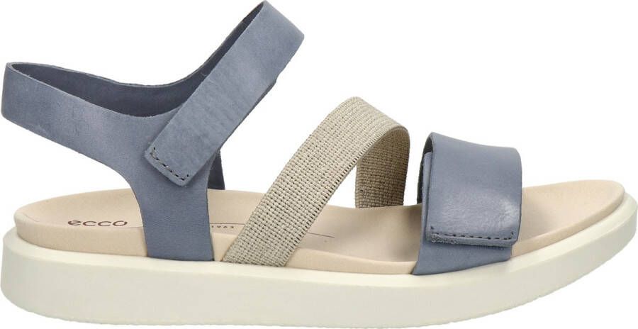 ECCO Flowt W Sandalen blauw Leer Dames