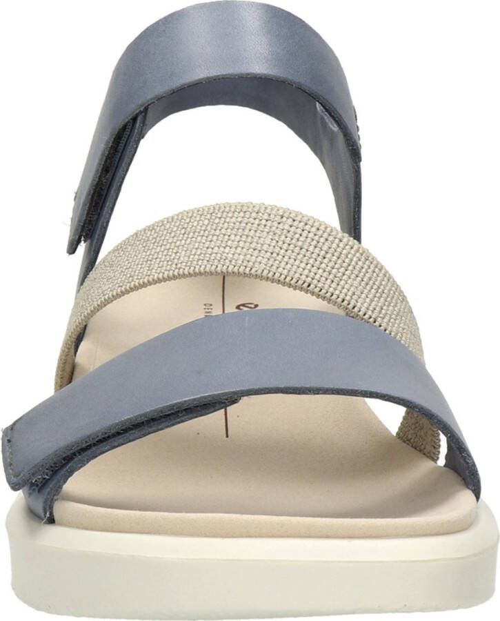 ECCO Flowt W Sandalen blauw Leer Dames