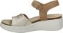 ECCO Flowt Wedge Cork Sandalen beige Nubuck Dames - Thumbnail 8