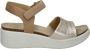 ECCO Flowt Wedge Cork Sandalen beige Nubuck Dames - Thumbnail 24