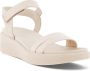 ECCO Flowt Wedge LX sandalen met sleehak beige - Thumbnail 2