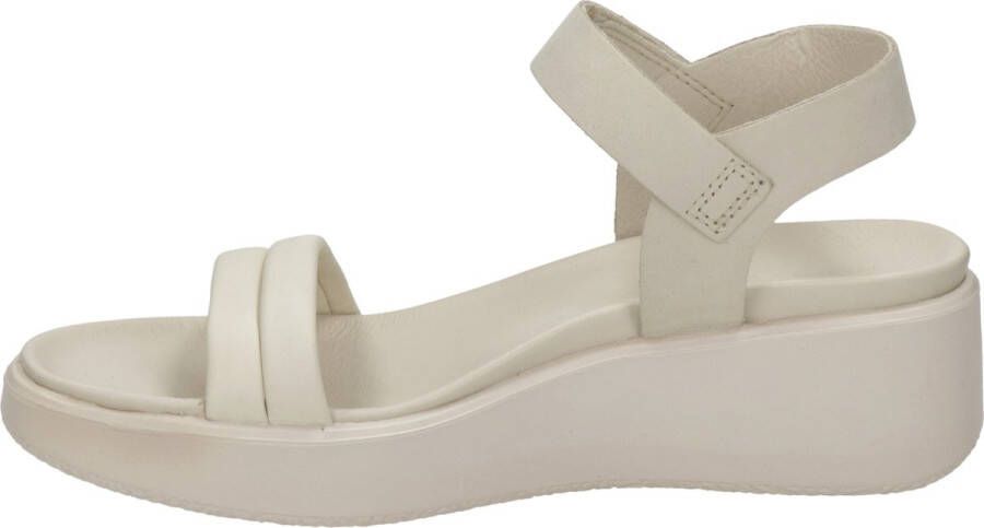 ECCO Flowt Wedge LX sandalen met sleehak beige