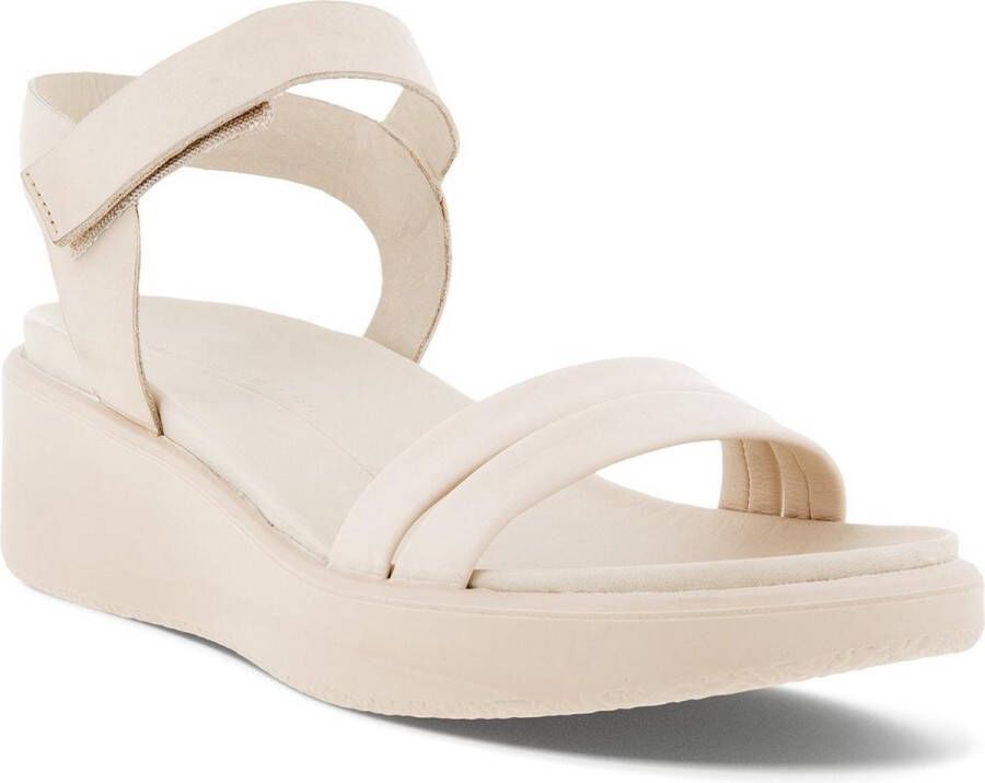 ECCO Flowt Wedge Sandalen beige Nubuck Dames