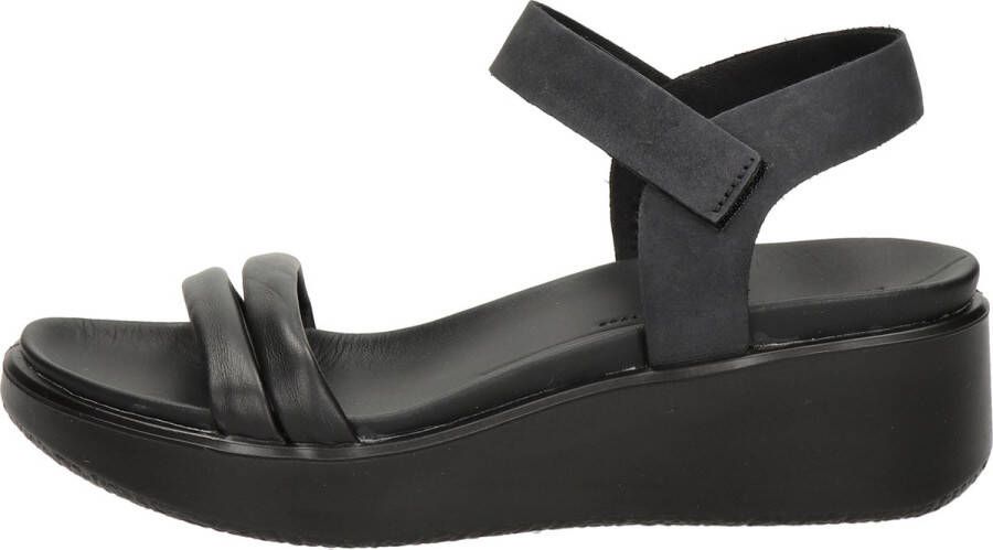 Ecco Sleehaksandaaltjes FLOWT WEDGE LX W sandaal zomerschoen klitschoen met wig-hak - Foto 8