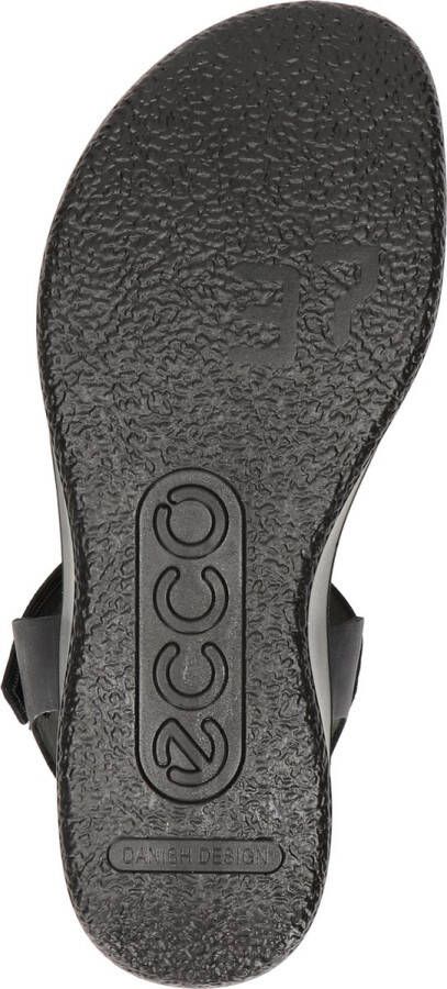 ECCO Flowt Wedge Sandalen zwart Nubuck Dames