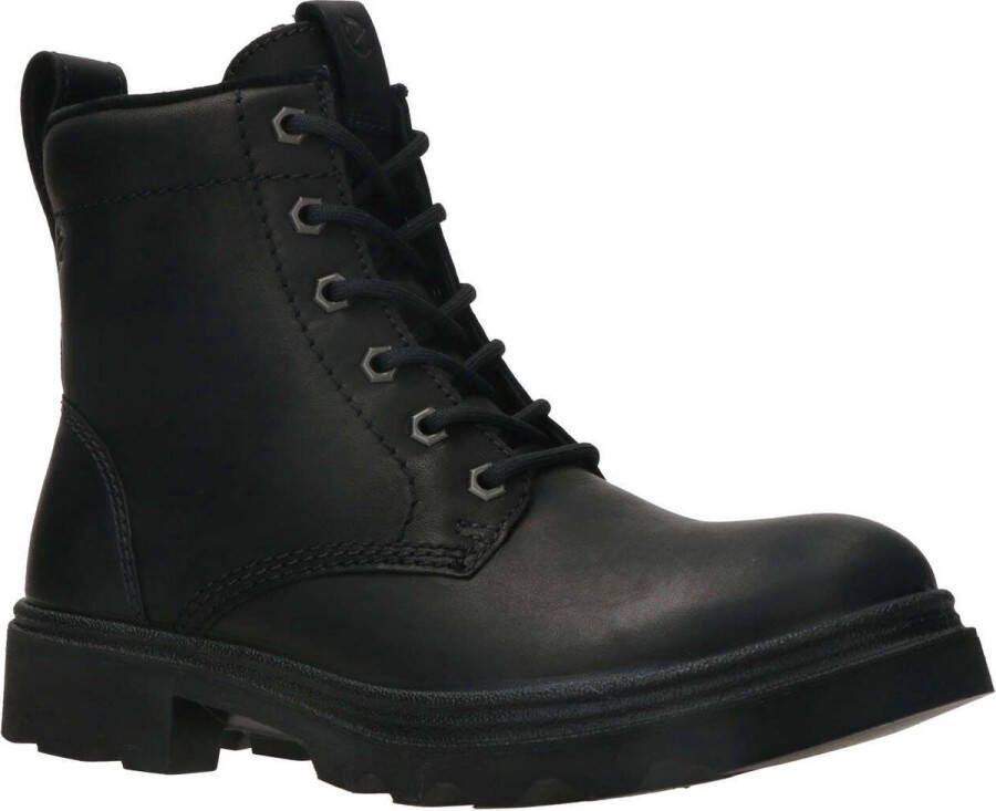 ECCO Grainer Veterboot Vrouwen Zwart