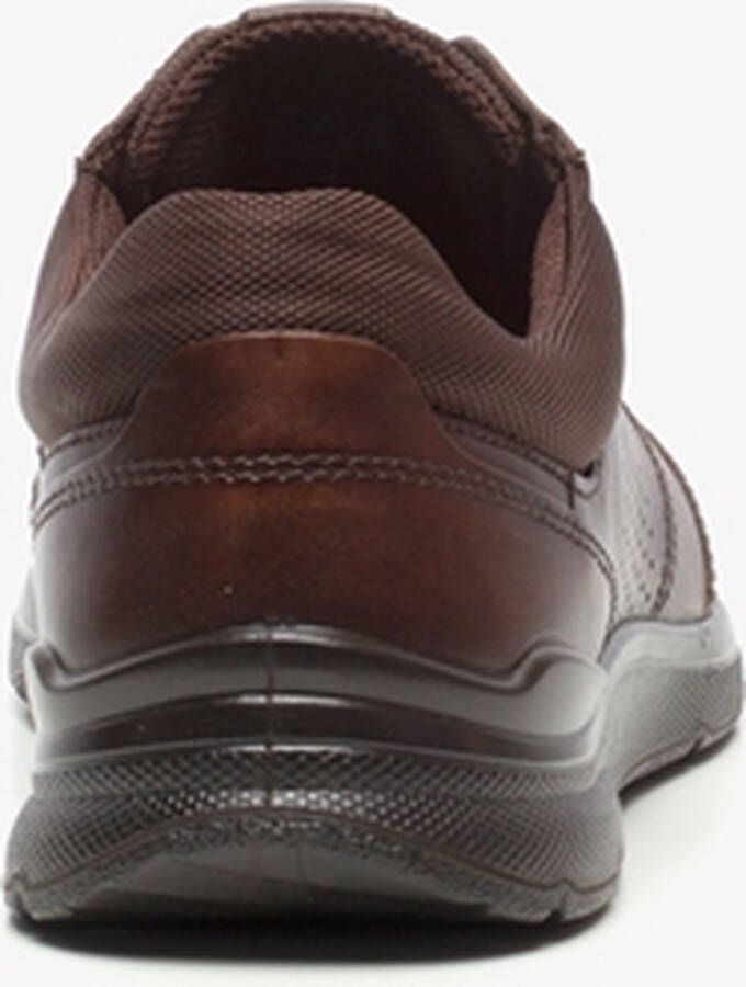 ECCO Irving Veterschoenen bruin Nubuck Heren