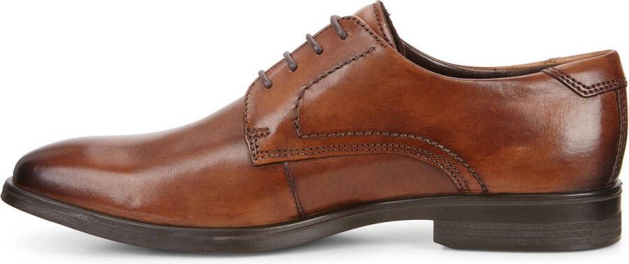 ECCO Melbourne Heren Veterschoenen Cognac