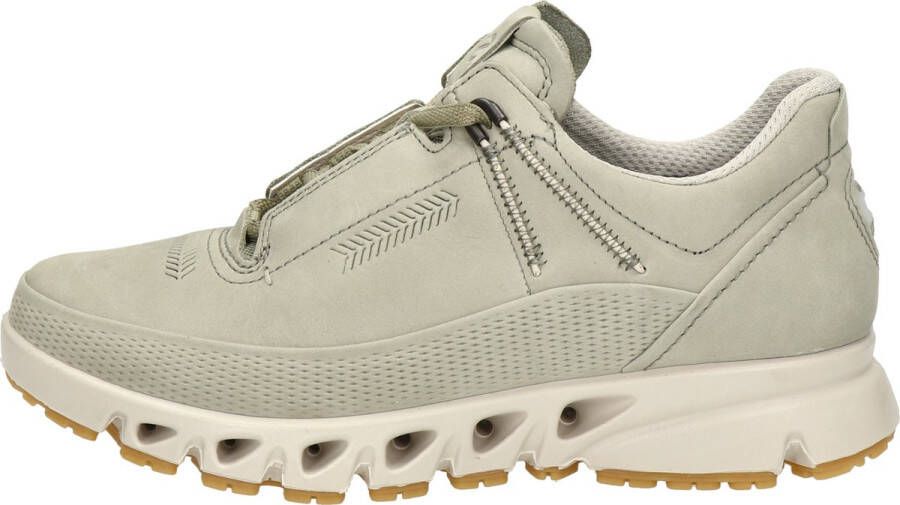 ECCO Multi-Vent W Sneakers groen Leer Dames