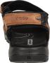 ECCO Offroad Yucatan Plus Sandalen zwart bruin - Thumbnail 6