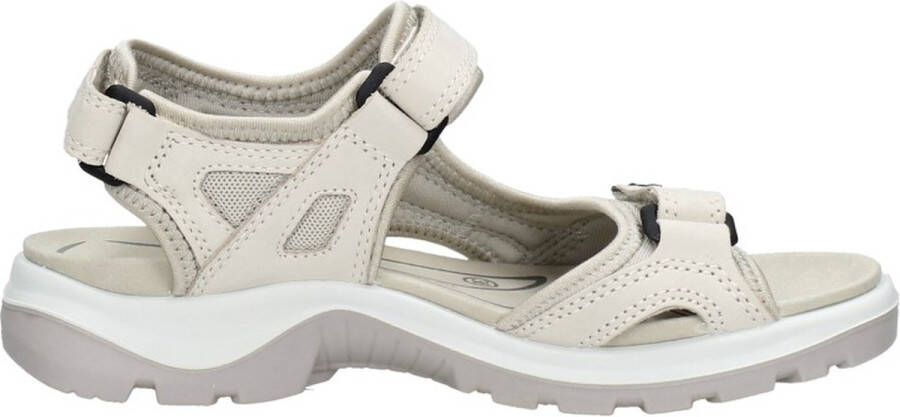 ECCO Offroad Sandalen Beige Leer Dames