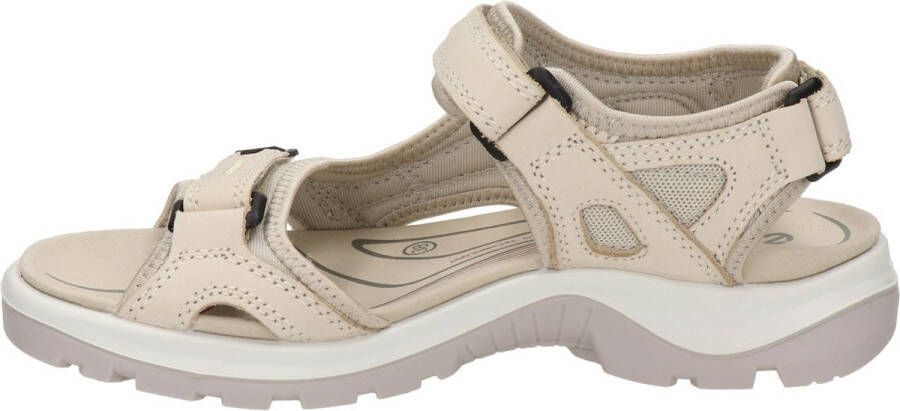 ECCO Offroad Sandalen Beige Leer Dames