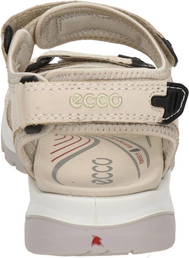 ECCO Offroad Sandalen Beige Leer Dames